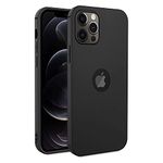 Amozo Soft Slim Soft TPU Camera Protection Back Case Cover for iPhone 12 / iPhone 12 Pro (Soft|TPU|Black)