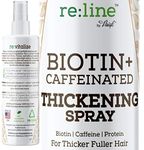 Biotin Hair Thickening Spray for Fine Hair Thickener for Fine Hair Volumizing Spray for Hair Growth Treatment - Infused with Biotin for Hair Growth + Caffeine Dht Blocker NATURAL