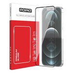 POPIO Military-Grade Gorilla Tempered Glass For iPhone 12 Pro Max | 9H Hardness, Edge-to-Edge, Bubble-Free
