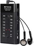 Retekess TR107 Pocket Radio AM FM, 