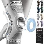 NEENCA Knee Brace with Side Stabilizers & Patella Gel Pads, Adjustable Compression Knee Support Braces for Knee Pain, Meniscus Tear,ACL,MCL,Arthritis, Joint Pain Relief,Injury Recovery-4 Sizes. (AC-51, Medium)