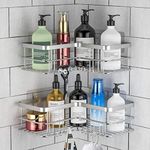 Yazoni Corner Shower Caddy 2-Pack, 