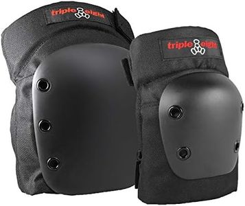 Triple 8 Street Protective Pad Set (2-Piece, Large), Black