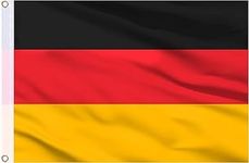 SHATCHI German Deutschland National Sports Olympics Polyester 5ft x 3ft Indoor Outdoor Flag, Germany Crest