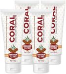 Coral Nano Silver Cinnamon Tea Tree Toothpaste, Natural Fluoride Free Teeth Whitening Toothpaste, Coral Calcium Nano Silver Infused SLS Free 4 Ounce