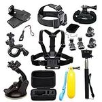 EDOSE Accessories Kit for AKASO EK5000 EK7000 4K WiFi Action Camera Gopro Hero 8 7 6 5/Session 5/Hero 4/3+/3/2/1 Crosstour/ Victure/ Campark Action Cameras