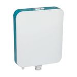 LUXART Jupiter Ocean Green Top Dual Flush Cistern Tank for Western Toilet | 8 ltr, Slim Wall Hung Flush tank | Water Saving & Anti-Bacterial Toilet Flusher With Air Freshener Technology