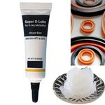 Silicone Grease for O-Rings,Plumbers Silicone Grease,Silicone Grease Lubricant,Waterproof Silicone Grease,White Lithium Grease,Heat and Cold Resistance Machine Lube,Plumbers Valve Grease(10g)