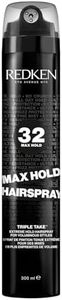 REDKEN Max Hold, Hairspray for Sleek, Smooth Hair with Long-Lasting Lift and Control, No Stiffness or Crunch, 300ml