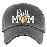 Ball Mom Hat | Distressed Baseball 