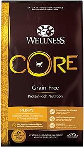 Wellness Core Natural Dry Grain Free Puppy Food, Chicken & Turkey, 26-Pound Bag