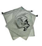 Multi Utility Storage Bag with Drawstring Cord Lock Closure Pack of 4