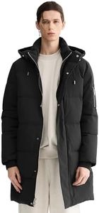 Orolay Men's Thickened Down Jacket Winter Warm Down Coat Black S