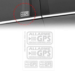 4R Quattroerre.it 6220 Pegatinas Alarma GPS Vehículo Controlado