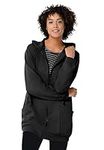 Woman Within Plus Size Zip Front Ho