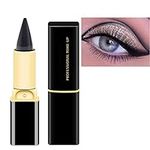 Black Eyeliner, Long Lasting Eyeliner Pencil Waterproof Eye Liner Pencils, Quick Dry Easy Control Smudge Proof Matte Finish Makeup Eye Liners For All Eye Shapes (01 Black)