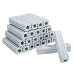 RealPlus Ceramic Bio Filter Media for Aquarium Sump Canister Pond Fish Tank Vast Surface Area, Blue (15.8cm Length / 24pcs)