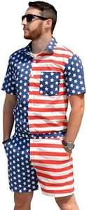 Zesties Male Romper (XXL, American Flag)