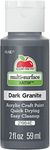 Apple Barrel Acrylic Paint, Dark Granite, 2oz