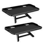 SJBRWN TV Top Shelf Wide Platform Solid Screen Shelf Adjustable Mount Desktop, Media Boxes, Place Soundbar, Computer Monitor top Shelf, Creative Multifunctional Screen top Shelf (2pcs)