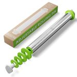 Oliver's Kitchen's ® Rolling Pin - The Quintessential Baking Tool Equipped with Four Adjustable Rings for Perfect Thickness - Non-Stick and Quick Clean-up - Ideal for Novices to Pastry Pros