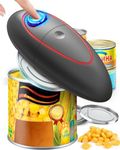 One Touch Electric Can Opener Fits Almost All Can Sizes for Seniors with Arthritis, Hand Held Battery Operated Can Opener with Smooth Edge, Food Safe Kitchen Gadgets Automatic Can Opener for Kitchen