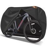 Zettum Bike Cover for 1 Bikes - Stationary Bike Covers for Outside Storage Waterproof Outdoor & Heavy Duty, 600D PU Coating Bicycle Covers for 1 Bike Mountain Bikes, Road Bike, Beach Cruiser Bike