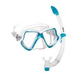 Mares Unisex's Mask Plus Snorkel Wahoo Diving Kit-Transparent/CL, SFAQWCL