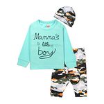 ARIEL Cotton Clothing Sets for Boys & Girls - Unisex Clothing Sets Full Sleeve T-Shirt & Pant -Size(Newborn) -Style(Blue-Cap)