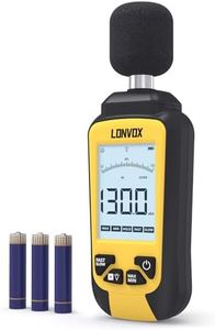 Decibel Meter, LONVOX Sound Level Meter with 30 – 130 dBA Measuring Range, SPL meter with 2.45" Backlit LCD, dB Meter with MAX/MIN Noise Measurement, Noise Meter for Classroom, Noisy Neighbor, Factory