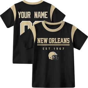 INAOO New Orleans T-Shirt for Kids Clothes Short Sleeve Custom Gifts