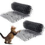 OCEANPAX Cat Repellent Mat with Spikes (13ft) Garden Scat Cat Mat Prickle Strip Home Spike Deterrent Mat for Dogs and Cats (6.5ft2 Pack)