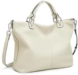 Kattee Women's Soft Leather Tote Bag, Top Satchel Purses and Handbags
