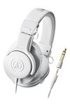 Audio-Technica ATH-M20x W Over Ear Headphones | Professional Studio Wired Headphones for Tracking & Mixing | Over The Ear Head Phones with Enhanced Bass & Sound Isolation