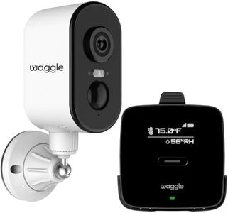 Waggle RV 4G LTE Pet Monitor Lite + 4G Cellular Security Camera - No WiFi? No Problem, Temperature & Humidity Monitor, Real-time Alerts - 2-Way Talk, Night Vision - Supports Varizon, AT&T & T-Mobile