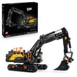 LEGO Technic Volvo EC500 Hybrid Excavator - Motorised Construction Vehicle Model Kit for Adults - incl. a Movable Boom Arm & Tracks plus Hammer & Shovel Tools - Gift Idea - 42215