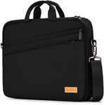 bagasin 17 17.3 inch Laptop Computer PC Shoulder Bag Carrying Case, Water-Repellent Fabric Briefcase, Lightweight Toploader, Business Casual or School