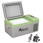 Alpicool Y20 20L Car Fridge 12v Car Mini Fridge Car Refrigerator Portable Quiet Camping Fridge Freezer Vehicle Truck RV Boat Electric Cool Box for Driving Travel Outdoor Picnic