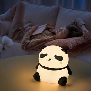 AMXGPT Baby Night Light Lamp, Rechargeable Panda Lamp for Boys and Girls Bedroom, Cute Stuff for Teen Girls Toddler Night Lights for Kids Room, Gifts