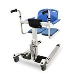 EverActiv Patient Transfer Lift Chair with Commode | Bed to Wheelchair Transfer System for Elderly & Disabled | Hydraulic Lift Mobility Aid | Heavy Duty Foldable Home Care Wheelchair