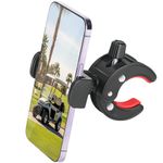 ZANEDY Golf Cart Phone Holder Adjustable Cell Phone Holder Mount for Golf Cart/Golf Club/Push Cart/Flag Pole, No Shaking Cell Phone Clamp for iPhone 16/15/ 14 All Smartphone