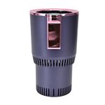 Car Cup Warmer, 2 in 1 Real, Car Cooling Cup Car Cup Warmer Time TemperatureDisplay Intelligent Dark 36W Smart Car Cup Mug for Canned Drinks for Bottled Mineral Water for