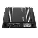 EBTOOLS Car Amplifier Stereo 12V,3800W 2 Channel Replacement for Power Amplifier 12V Black Aluminum Alloy Auto Car Hifi Stereo Amp