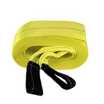 Grip 30' x 4" Heavy Duty Tow Strap - Breaking Capacity: 20,000 lbs - Truck, ATV, Jeep, UTV, Tractor - Emergency, Towing, Offroad