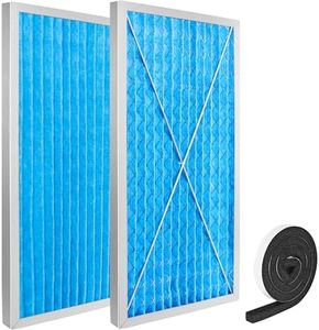 24x12x1 Electrostatic Outer Air Filter Compatible with JET AFS-1000B and AFS-1000C 708732 MERV 13 Air Filtration Systems, 2 Pack