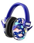 Dr.meter Ear Muffs for Noise Reduction: 27.4SNR Noise Cancelling Headphones for Kids with Adjustable Head Band (Blue)