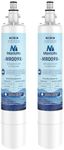 MARRIOTTO RPWFE (with CHIP) Refrigerator Water Filter, Replacement for GE® RPWFE, RPWF, WSG-4, WF277, GFE28GMKES, PFE28KBLTS, GFD28GSLSS, PWE23KSKSS, GYE22HMKES, DFE28JSKSS, Pack of 2