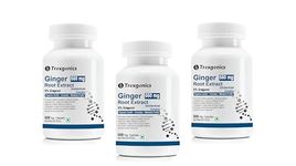 Trexgenics GINGER (Bioactive 5% Gingerol) 550 mg Standardized for Digestive Health, Immunity, Metabolic Profile, Immunity Support (60 Vcaps) (3)