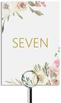 Wedding Table Numbers 1-15 and Top 