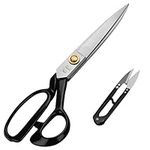 Handi Stitch Tailor Dressmaking Scissors and Yarn Thread Snippers - Heavy Duty 22.86cm/9 Inch Stainless Steel Sharp Shears - for Cutting Fabric, Clothes, Leather, Denim, Altering, Sewing & Tailoring